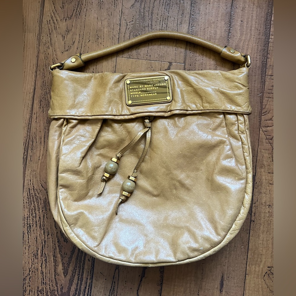 Mac Jacobs hobo bag vintage in mustard tan color